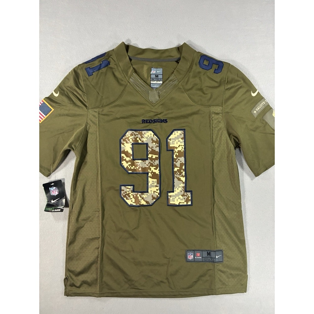 NWT Washington Redskins Support The Troops Kerrigan Jersey. Men's Medium. New!!